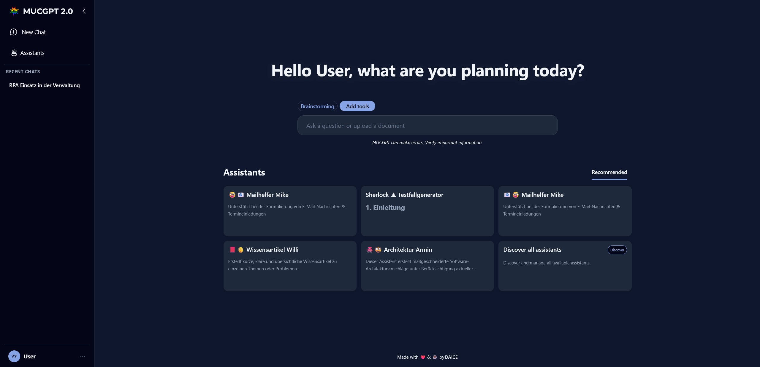 Dark Mode und i18n in der Oberfläche